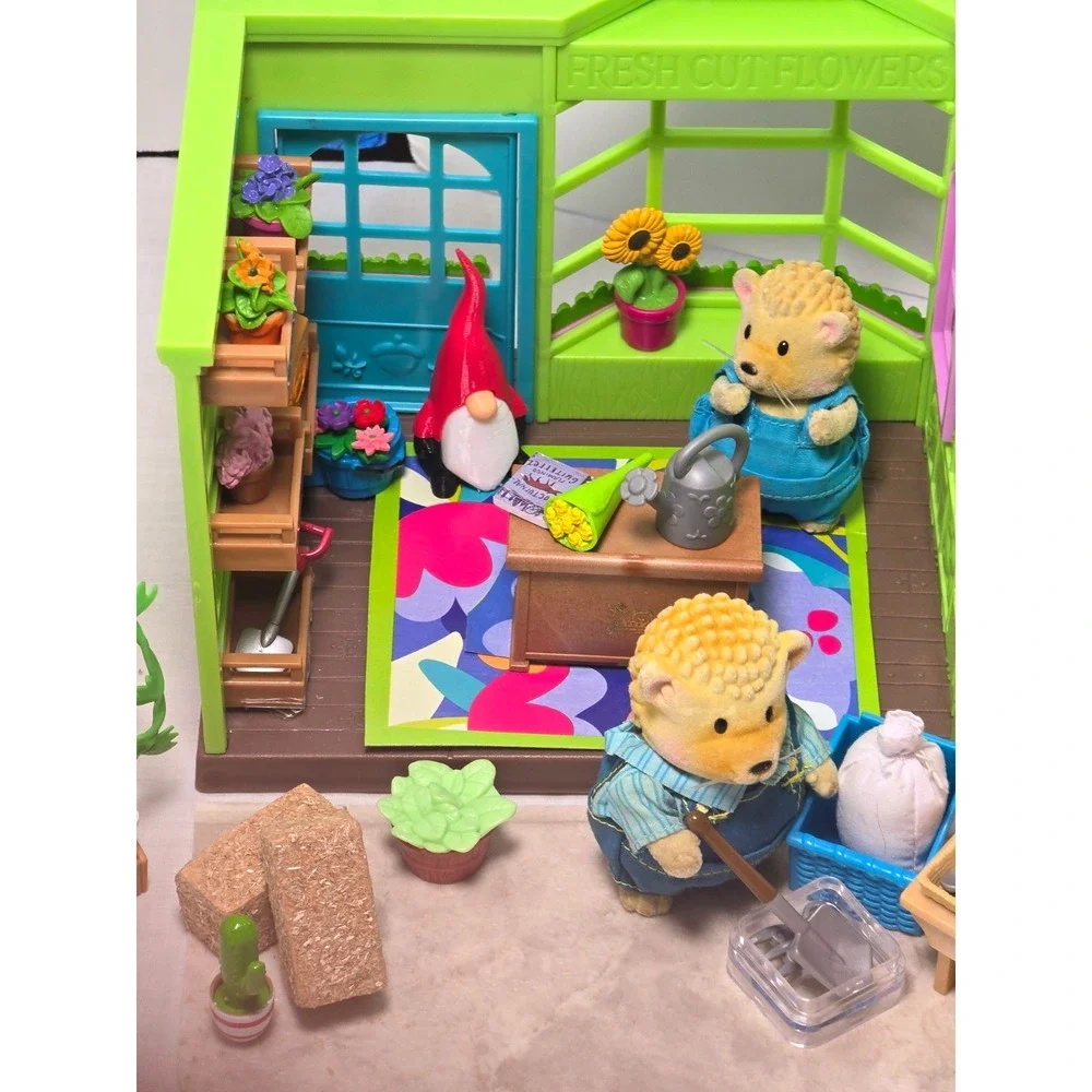 Li'l Woodzeez-Li'l Petals Flower Shop Playset Accessories Critters Sheeps Set